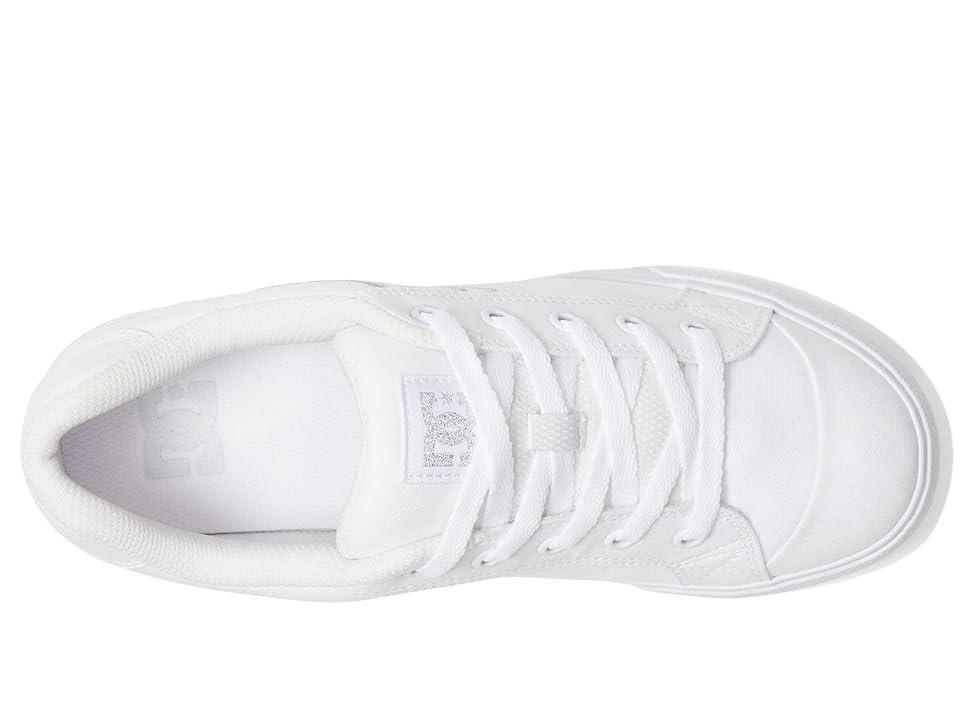 DC Chelsea TX Silver 1) Women's Skate Shoes Product Image