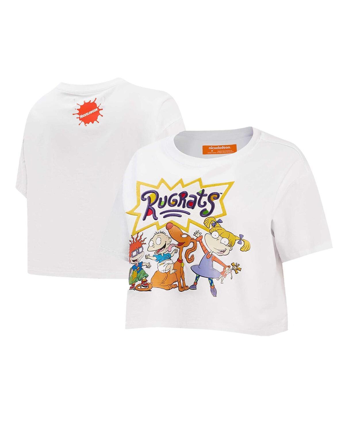 Womens Freeze Max White Rugrats Group Boxy Cropped T-shirt Product Image