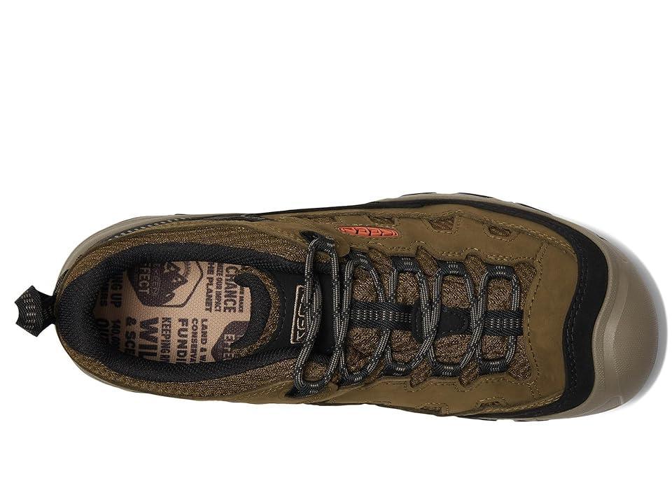 KEEN Targhee IV Vent (Dark /Gold Flame) Men's Climbing Shoes Product Image