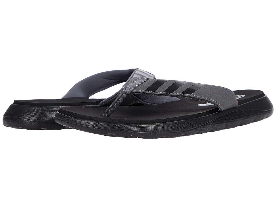 adidas Comfort Flip-Flop Grey/Grey) Men's Shoes Product Image