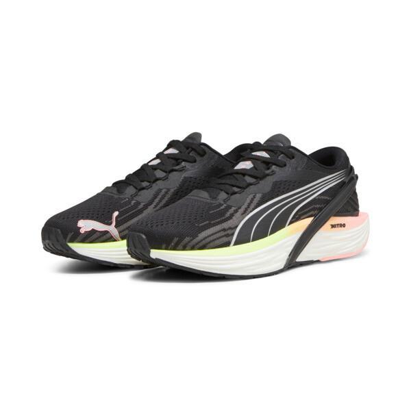 PUMA Run XX NITROâ¢ 2 Women's Running Shoes in Black/Koral Ice/Speed Green Product Image