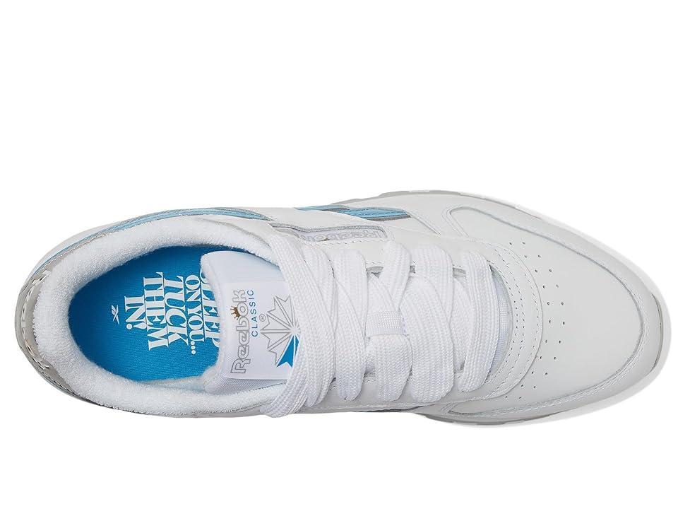 Reebok Lifestyle Classic Leather x Angel Reese Always Blue/White) Women's Classic Shoes Product Image