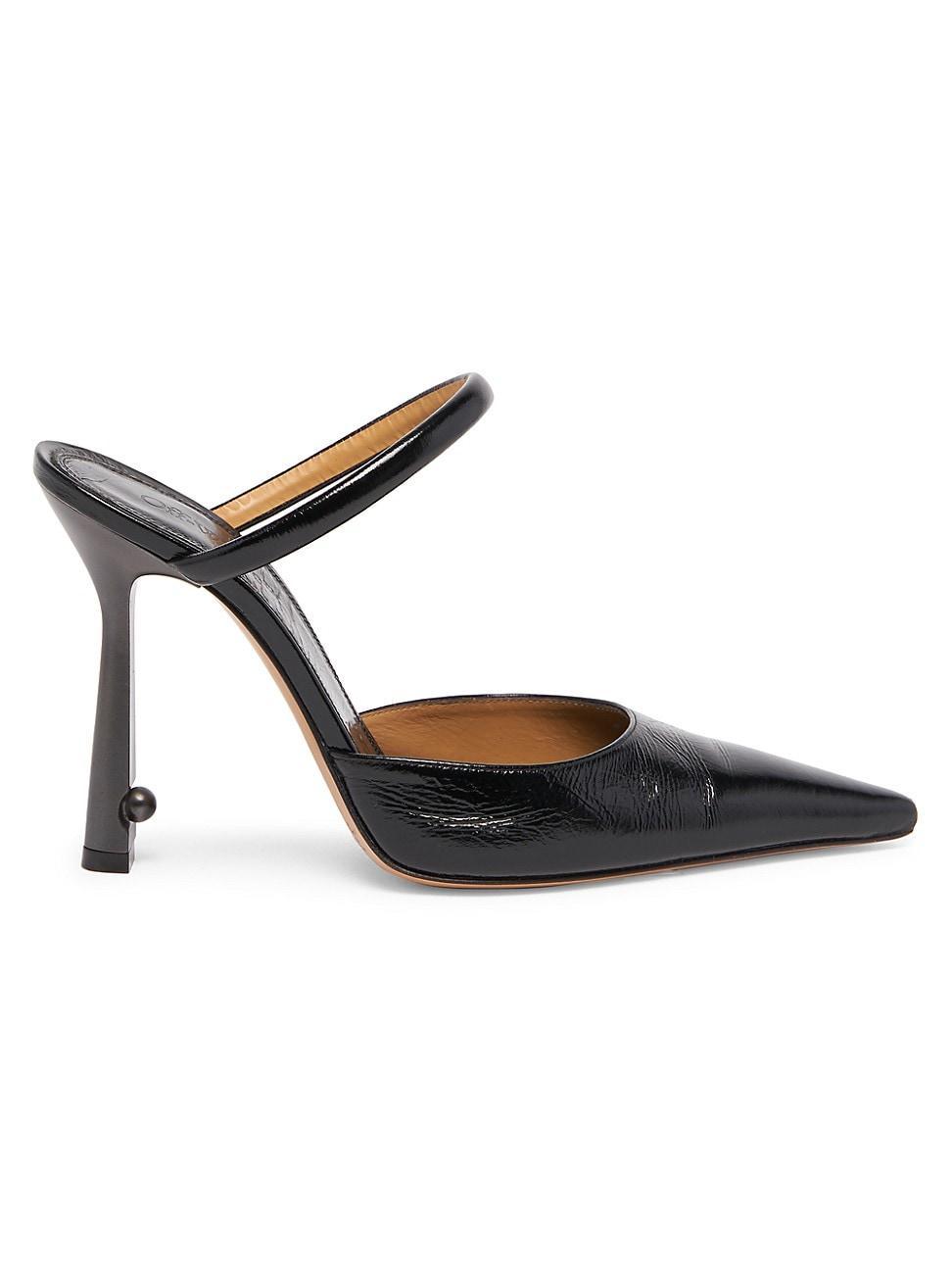 Womens Lollipop 100MM Leather Stiletto Mules Product Image