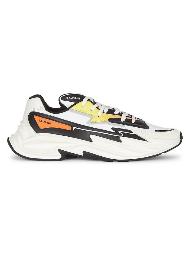 Mens Run-Row Leather Low-Top Sneakers Product Image