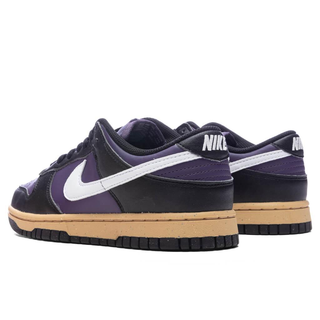 Dunk Low Women's - Dark Raisin/White/Black Female Product Image