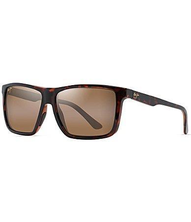 Maui Jim Mens Mamalu Bay PolarizedPlus2 59.5mm Square Sunglasses Product Image