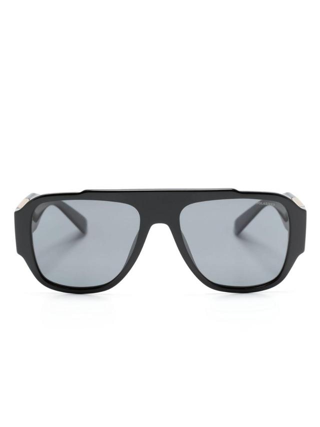 Medusa Pilot-frame Sunglasses In Schwarz Product Image