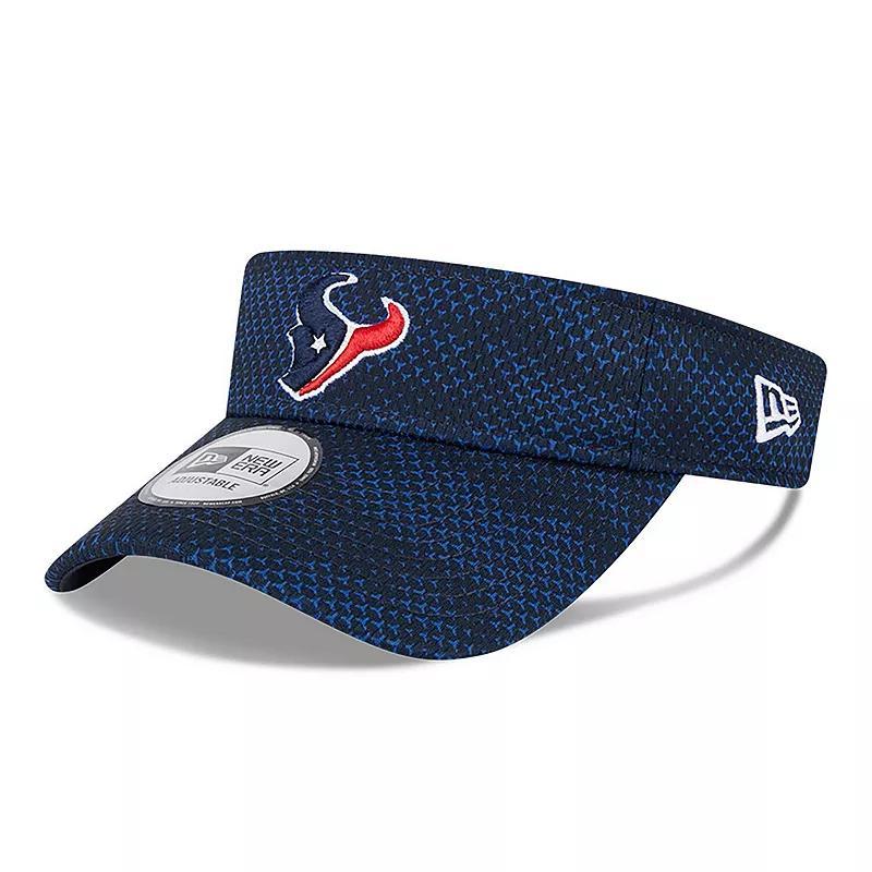 Mens New Era Houston Texans 2024 Sideline Visor, Blue Product Image