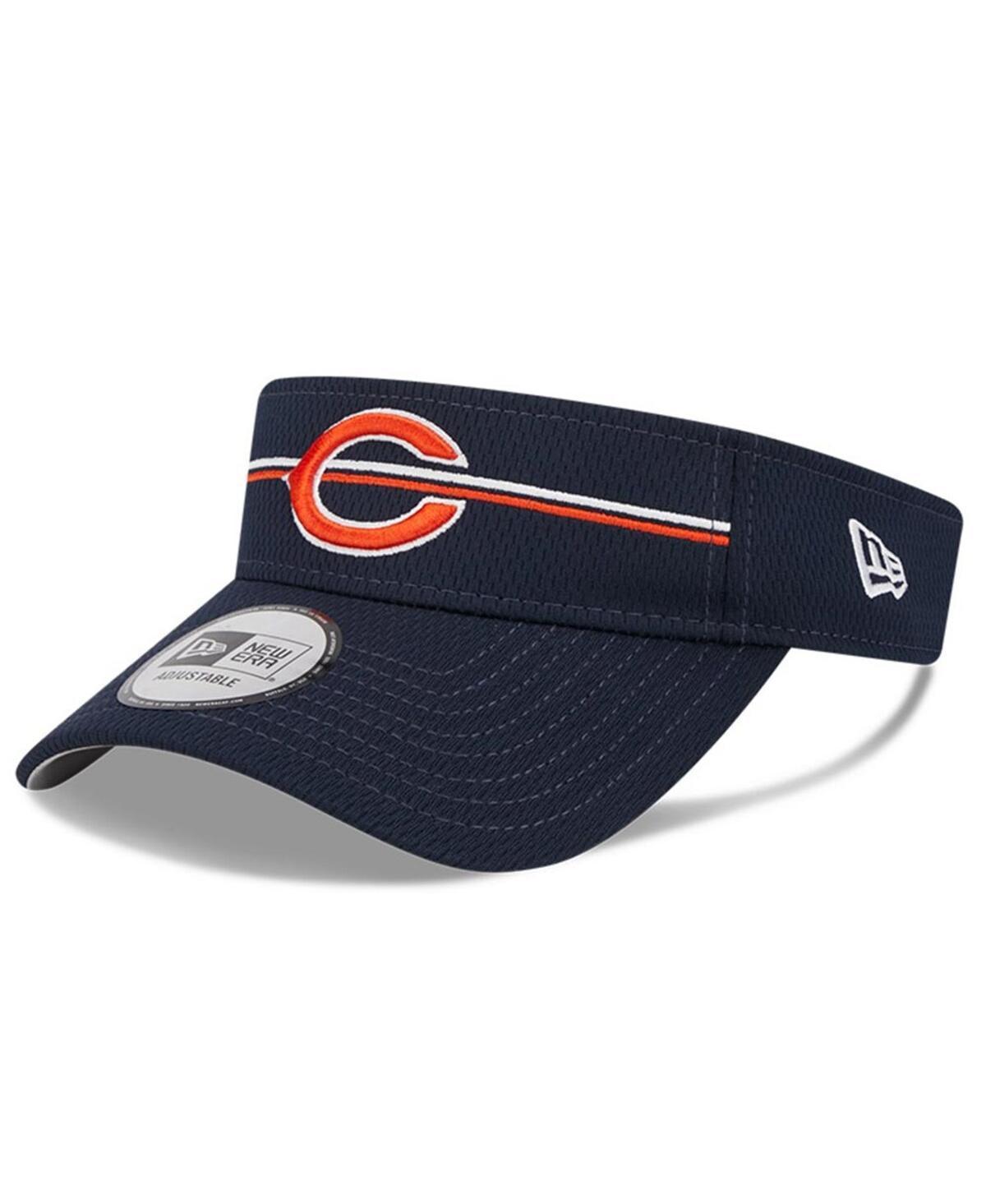 Mens New Era Navy Chicago Bears 2023 Nfl Training Camp Primary Logo Adjustable Visor Product Image