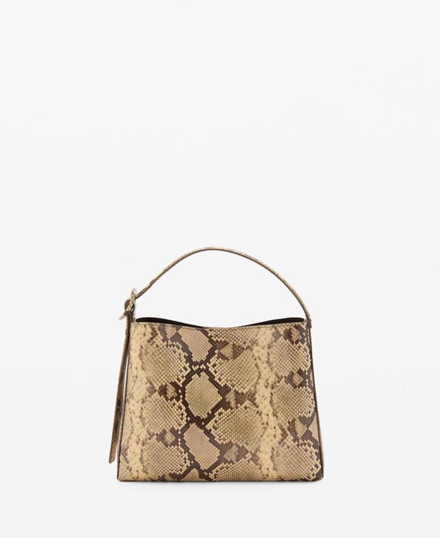 Mango Womens Snakeskin Effect Bag Product Image