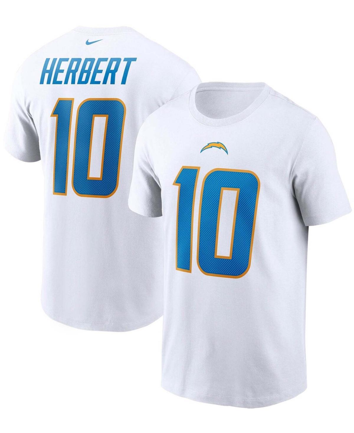 Mens Nike Justin Herbert Los Angeles Chargers Name & Number T-Shirt Product Image