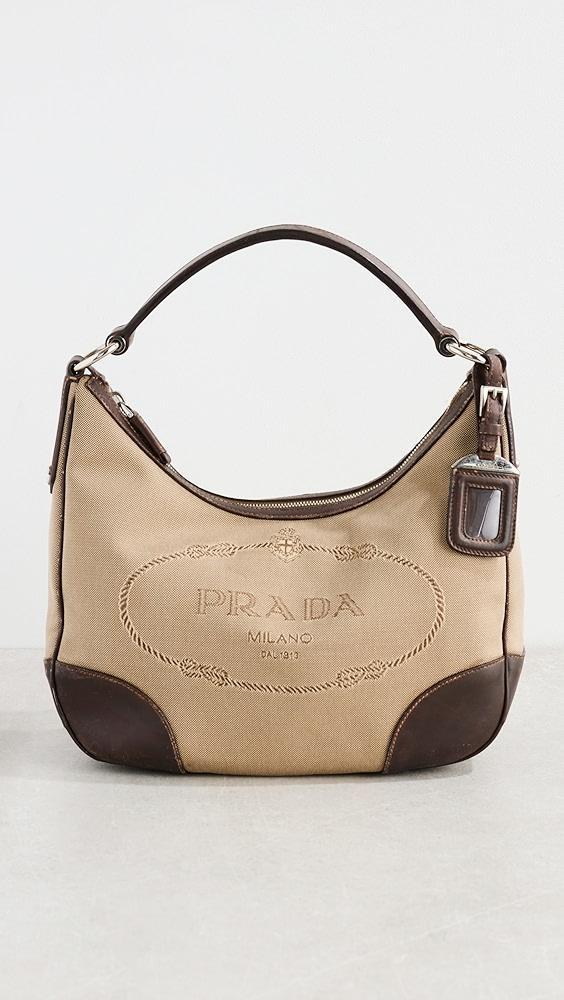 Shopbop Archive Prada Canvas Hobo Shoulder Bag | Shopbop Product Image