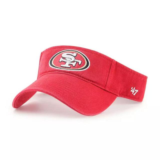 Mens 47 Scarlet San Francisco 49ers Clean Up Visor Product Image