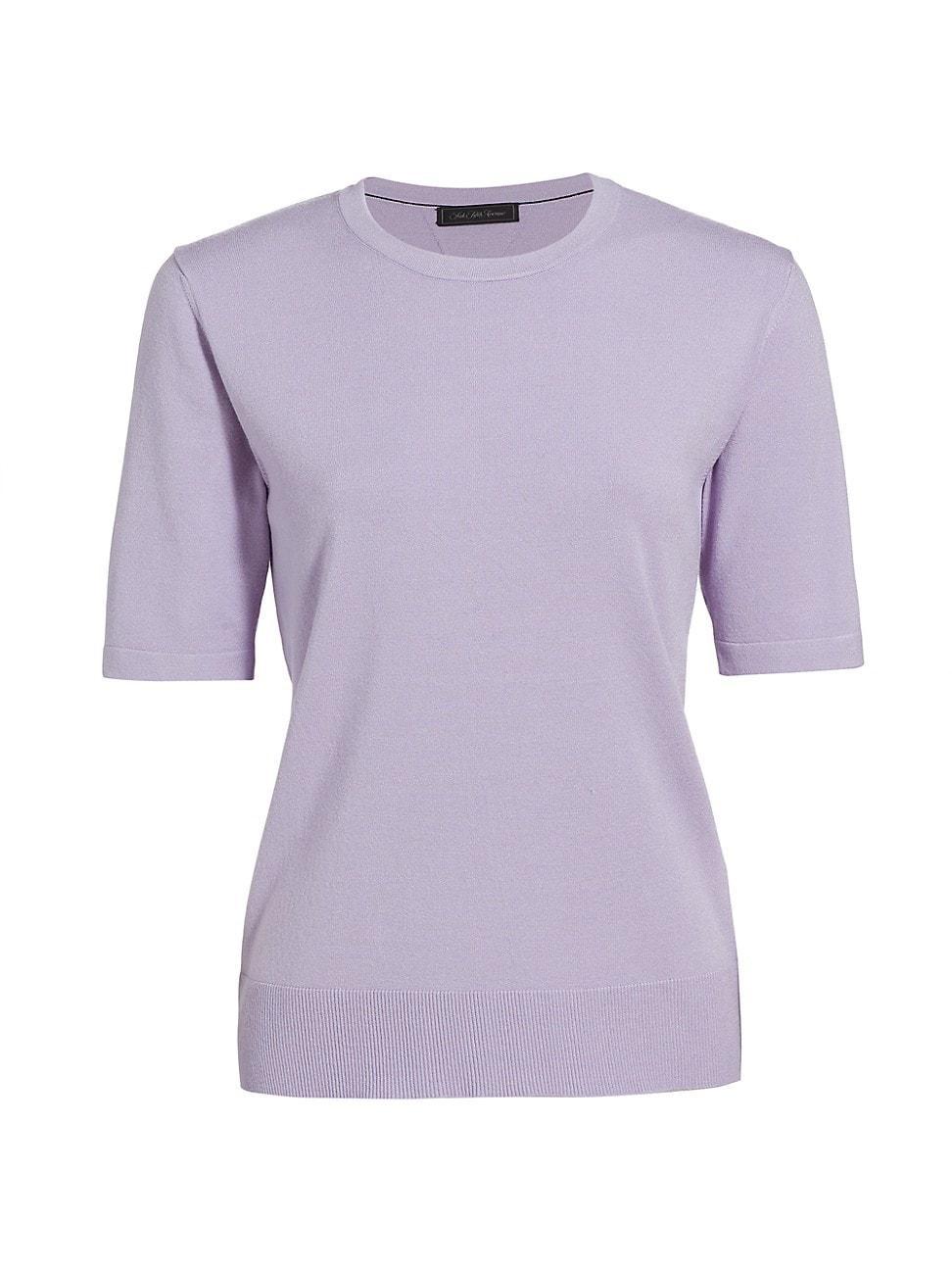 Womens COLLECTION Dream Short-Sleeve Crewneck Sweater Product Image