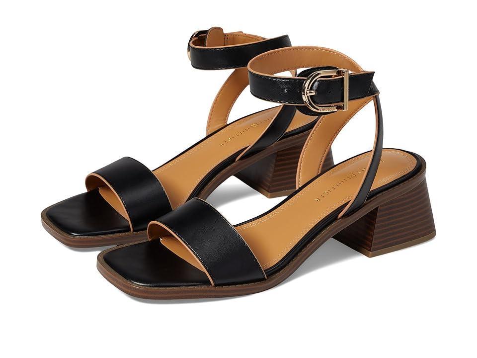 Tommy Hilfiger Womens Tafita Mid Heel Ankle Wrap Sandals Product Image