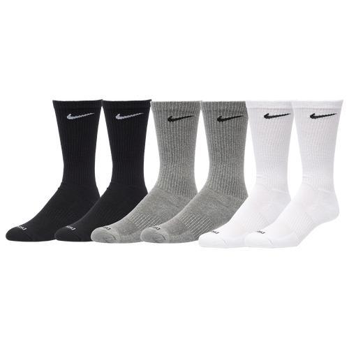 NIKE Unisex Everyday Plus Cushioned Training Crew Socks (6 Pairs) In Multicolor,grey Product Image