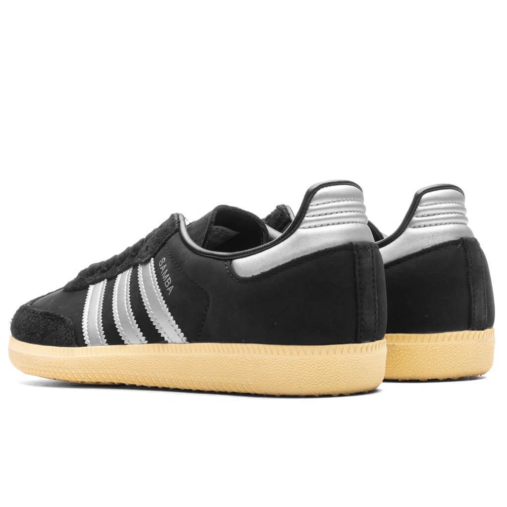 Samba OG Women's - Core Black/Matte Silver/Almost Yellow Female Product Image