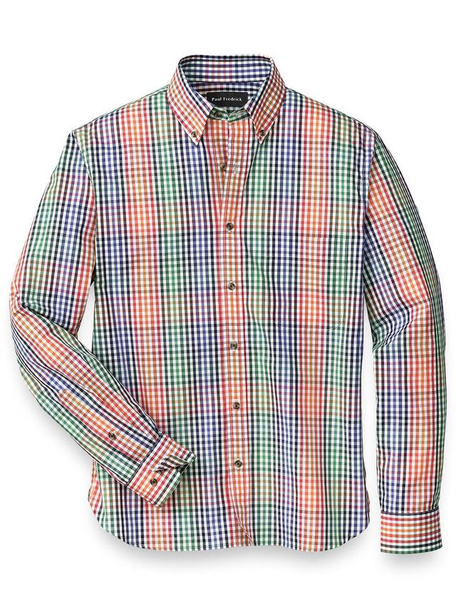 Cotton Check Casual Shirt Product Image