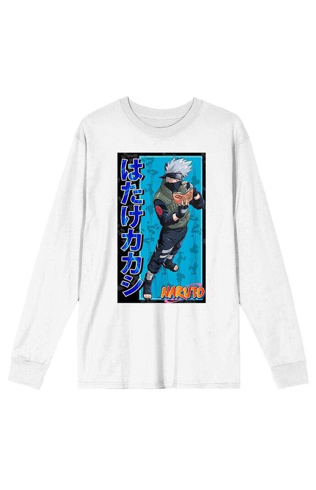 Men's Naruto Classic Kakashi Anime Long Sleeve T-Shirt Product Image