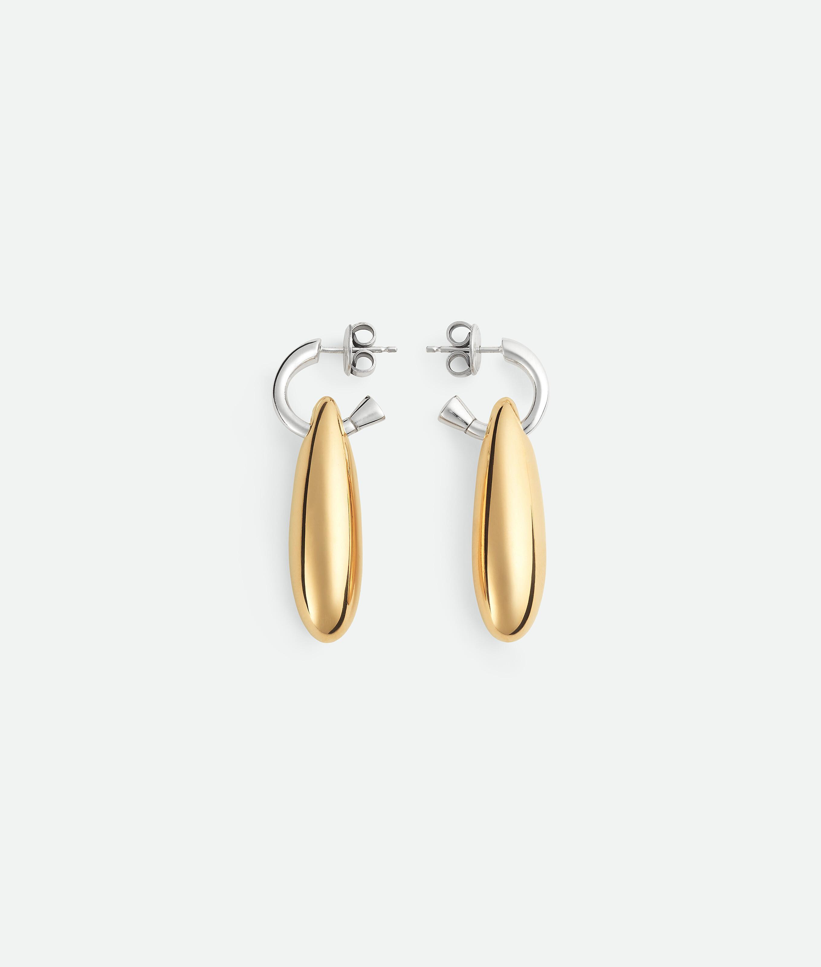 Women's Ellipse Small Earrings in Silver/yellow gold Product Image