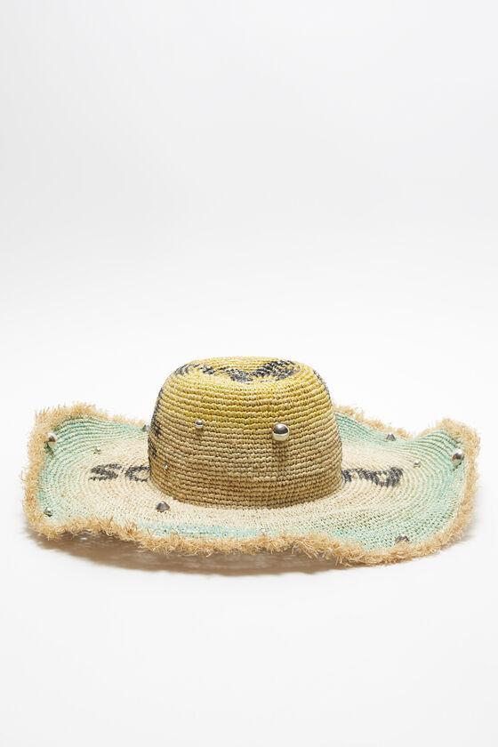 Raffia wide brim hat Product Image