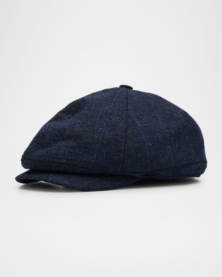 Mens Pinstripe Basque Newsboy Hat Product Image