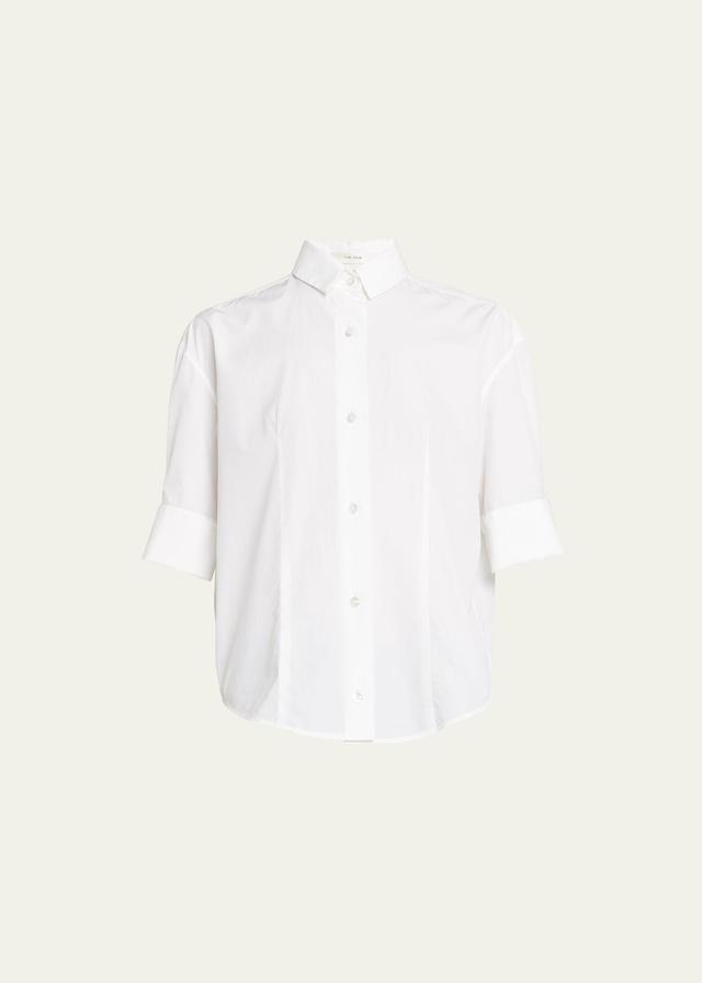 The Row Carpazi Cotton Poplin Button-Up Shirt Product Image