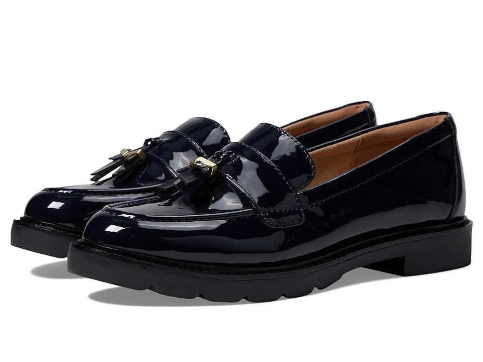 Rockport Kacey Tassel (Navy Patent) Women's Flat Shoes Product Image