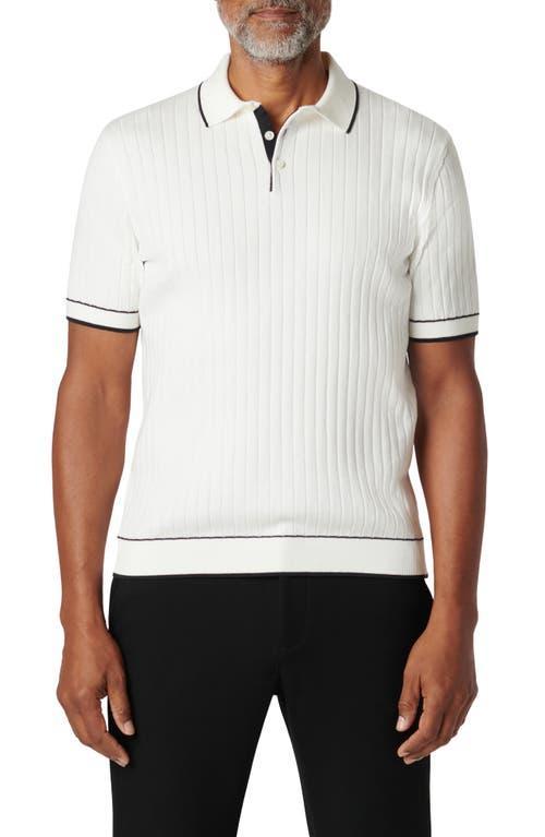 Bugatchi Rib Knit Polo Product Image