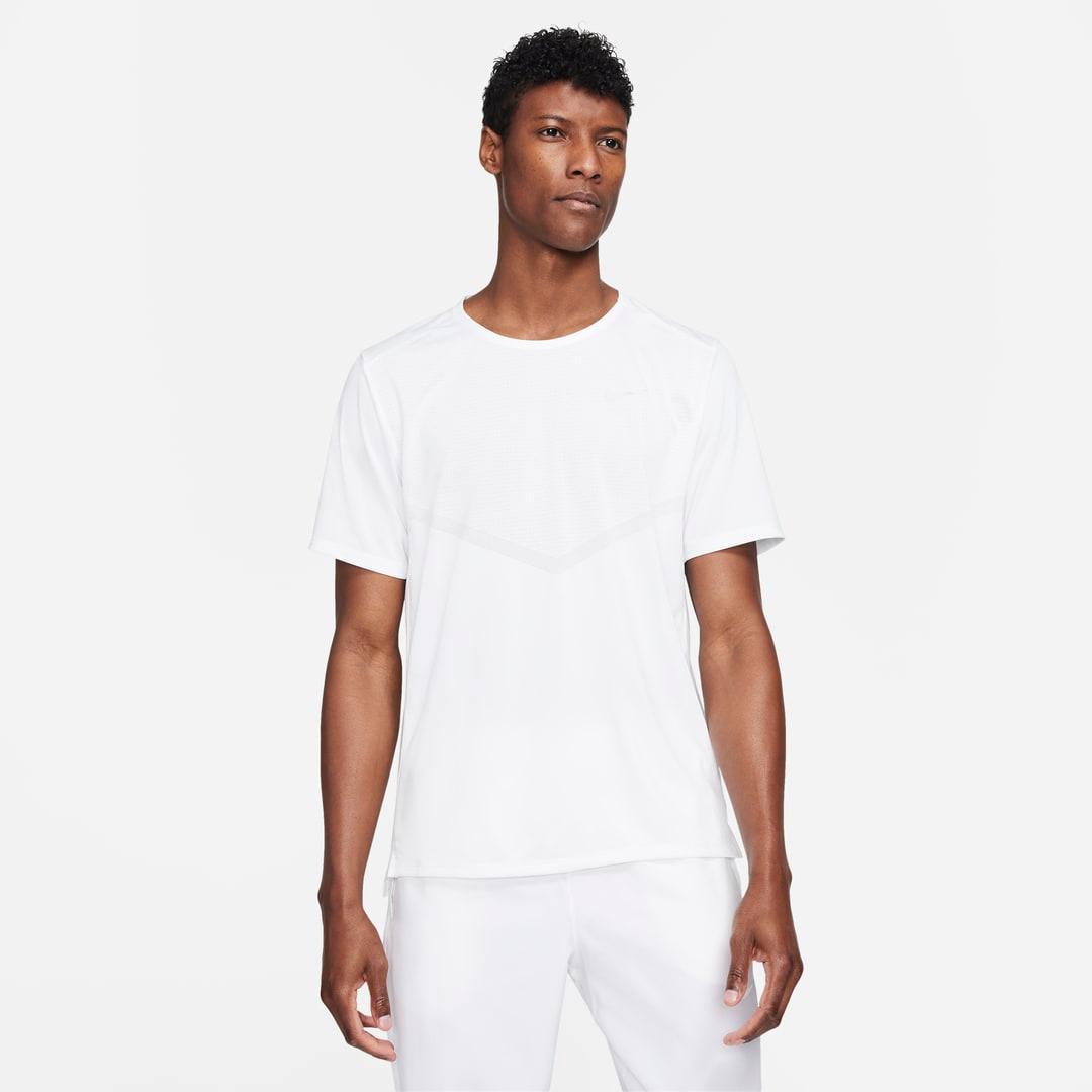 NIKE Men's Rise 365 Dri-fit Short-sleeve Running Top In White Product Image