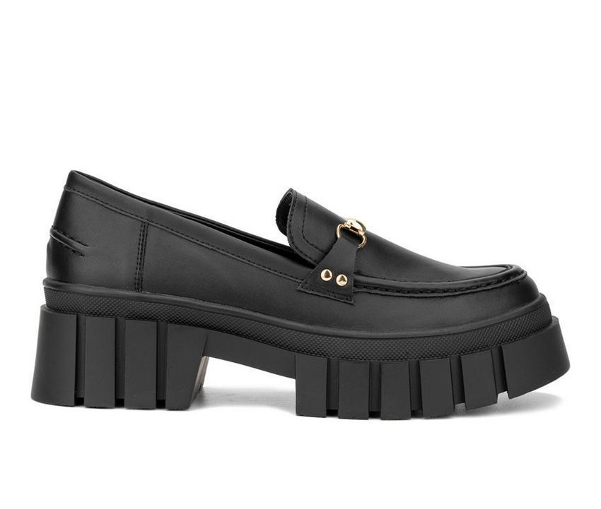 Women's New York and Company Seraphina Platform Loafers Product Image