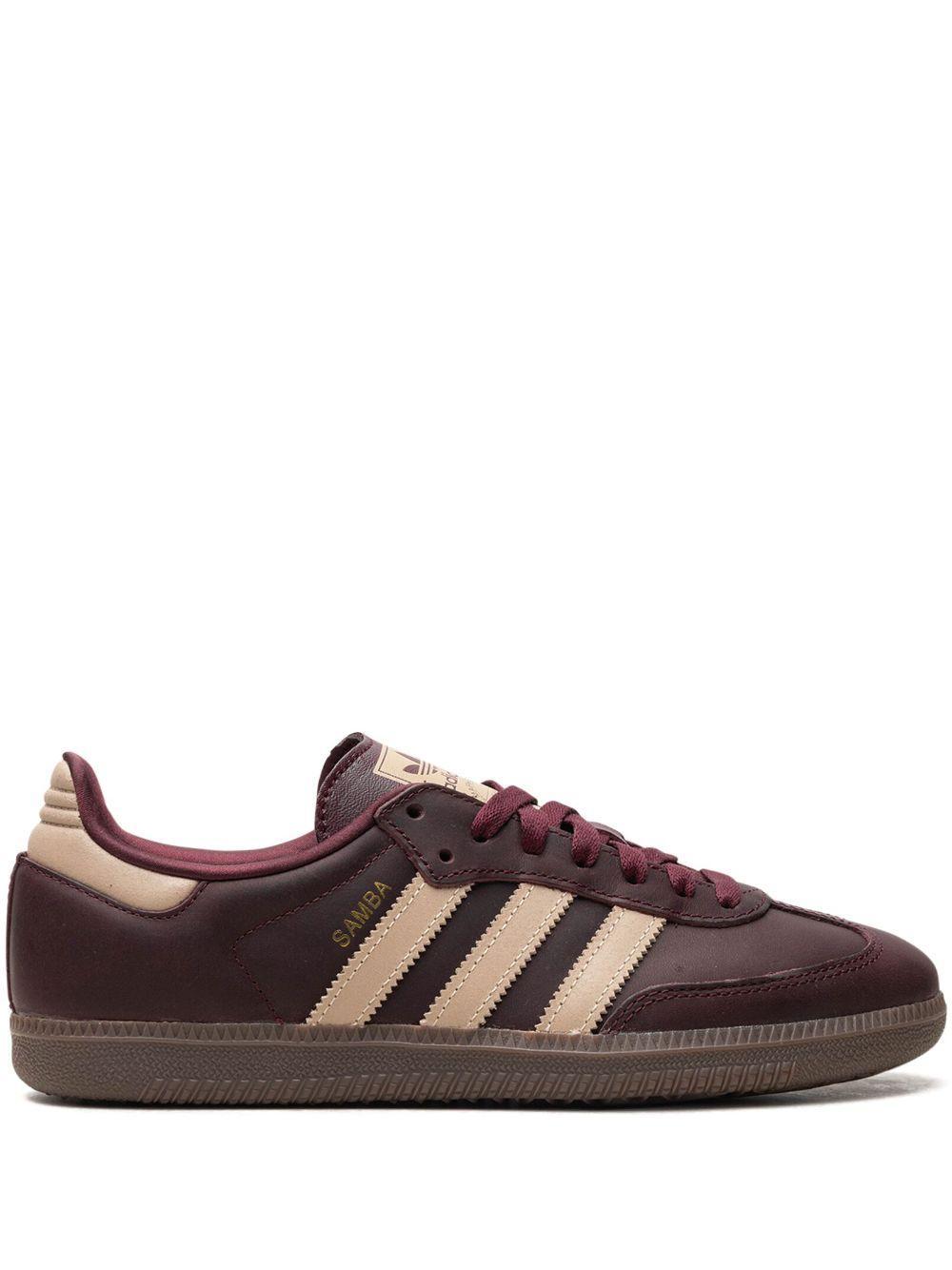 Samba OG "Maroon/Crystal Sand/Gold Metallic" sneakers Product Image