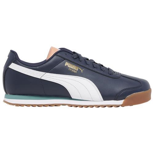 PUMA Mens PUMA Roma Basic - Mens Shoes Black/Black Product Image