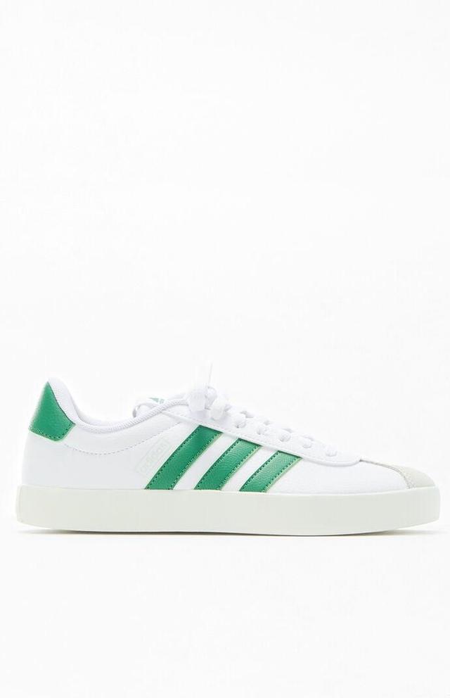 Adidas Women's VL Court 3.0 Low Sneakers in White/Green - Product Image