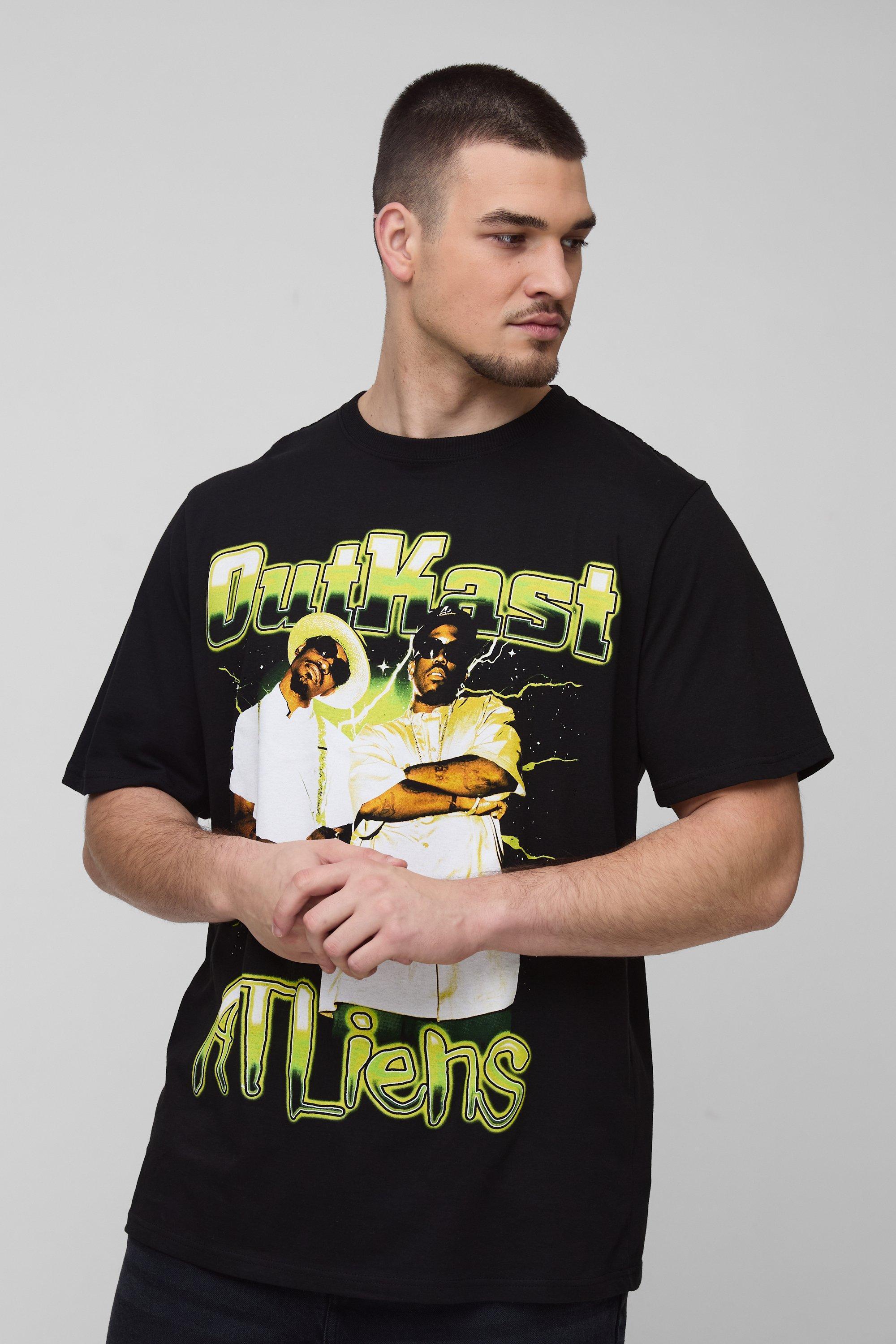 Tall Outkast License Print T-Shirt | boohooMAN USA Product Image