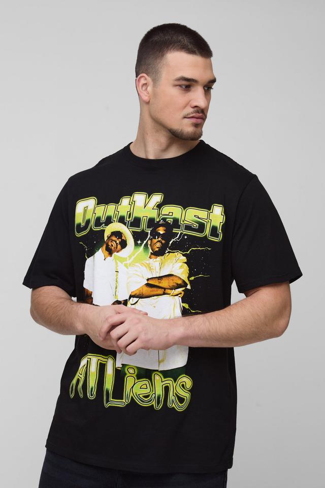 Tall Outkast License Print T-Shirt | boohooMAN USA Product Image