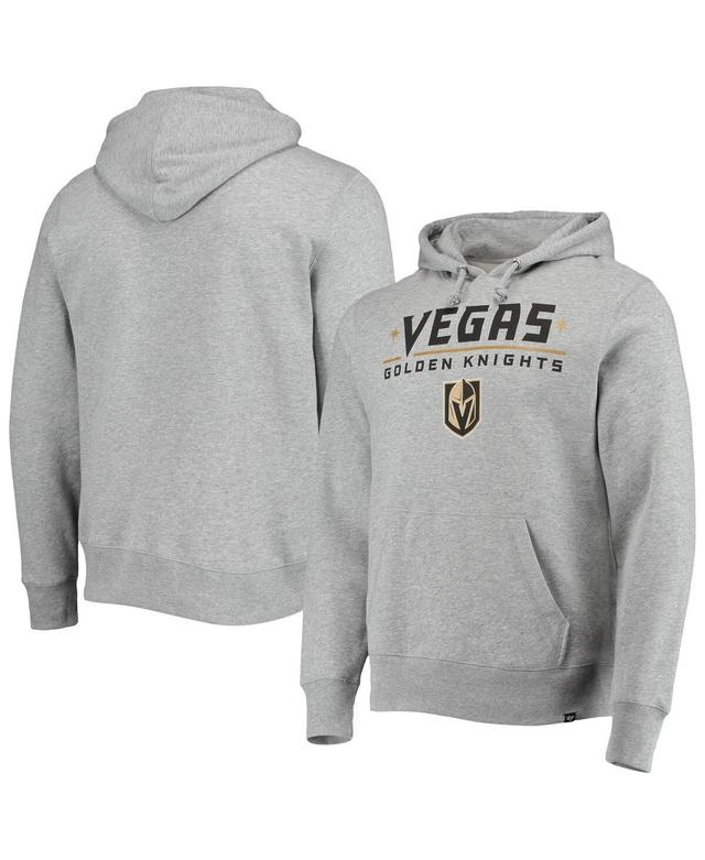 Mens 47 Heathered Gray Vegas Golden Knights Pregame Headline Pullover Hoodie Product Image