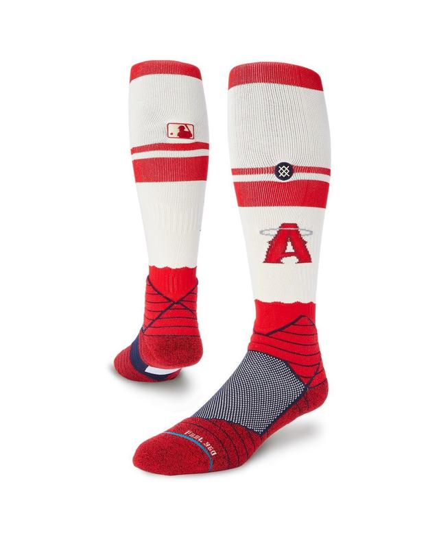 Mens Stance Red Los Angeles Angels City Connect Over the Calf Socks Product Image