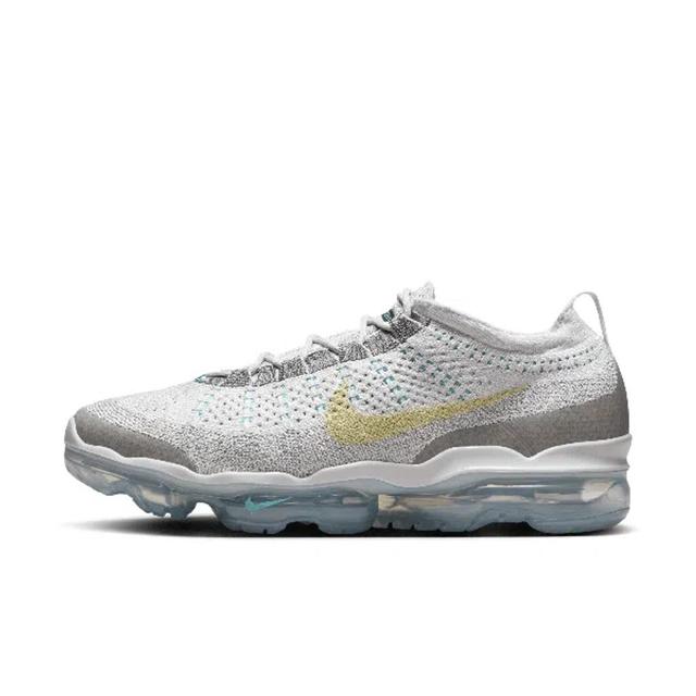 NIKE Men's Air Vapormax 2023 Flyknit Shoes In Photon Dust/life Lime/flt Pewter Product Image