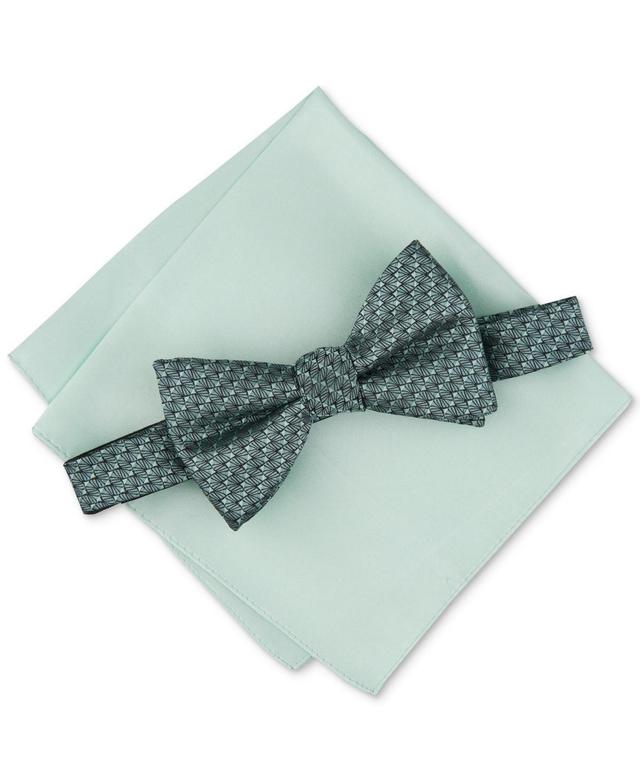 Alfani Mens 2-Pc. Bow Tie & Pocket Square Set, Created for Macys Product Image