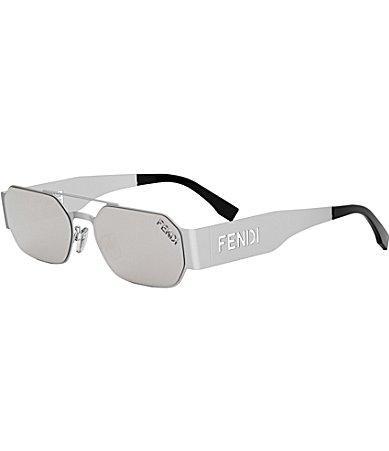 Womens Cut-Out Matte 55MM Metal Sunglasses Product Image