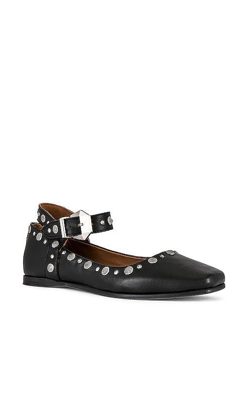 Free People Mystic Mary Jane Flat in Black. Size 37.5, 38.5, 39, 39.5, 40, 41. Product Image