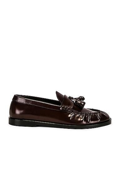 The Row Men's Loafers in Black - Black. Size 37 (also in 36, 36.5, 38, 38.5, 39, 39.5, 40, 41). Product Image