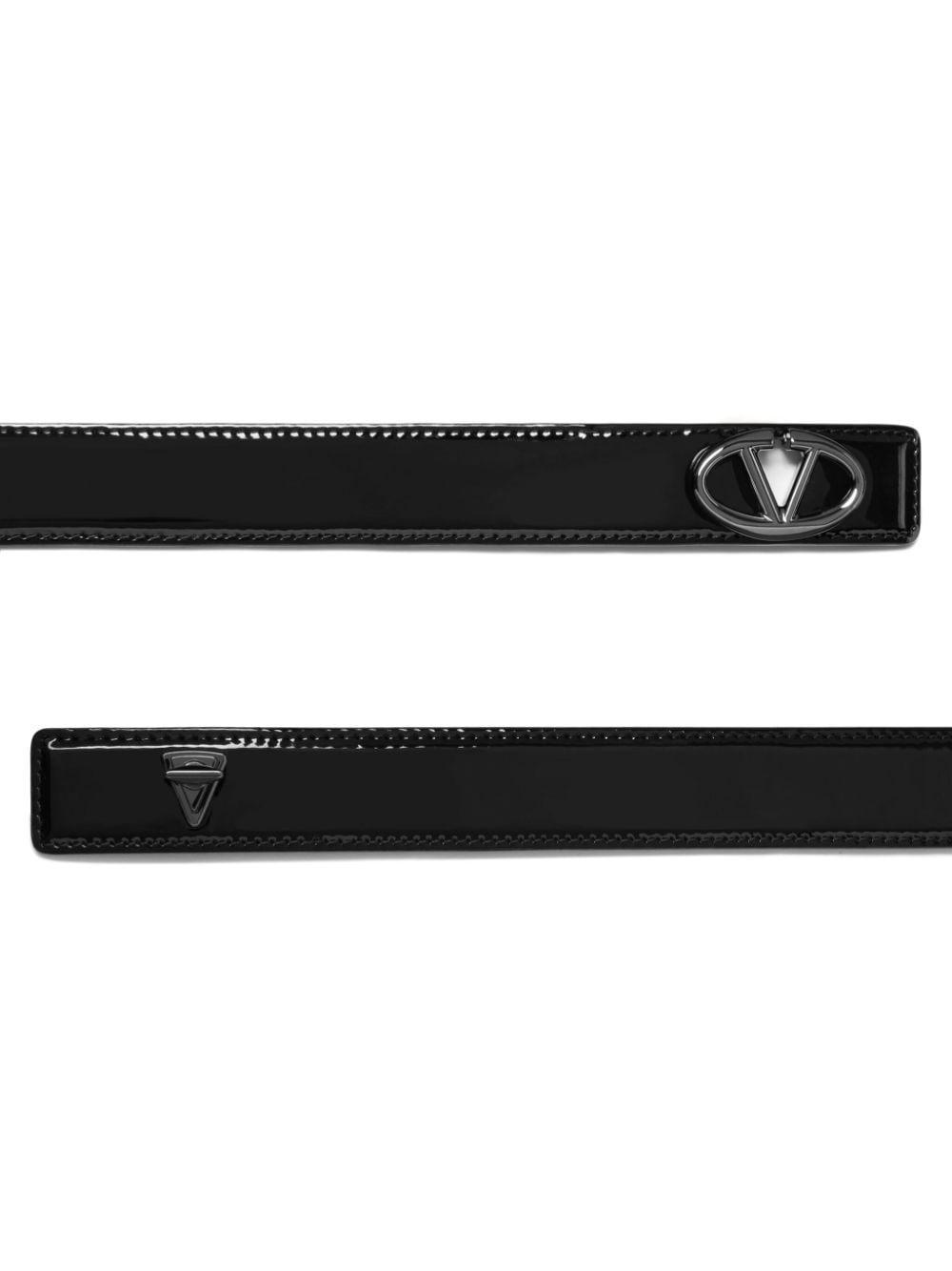 Leather Belt In Black Product Image