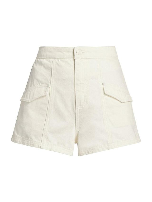 Womens Nova Cotton High-Rise Shorts Product Image