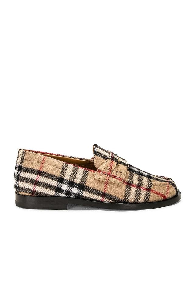 burberry Hackney Check Penny Loafer Product Image