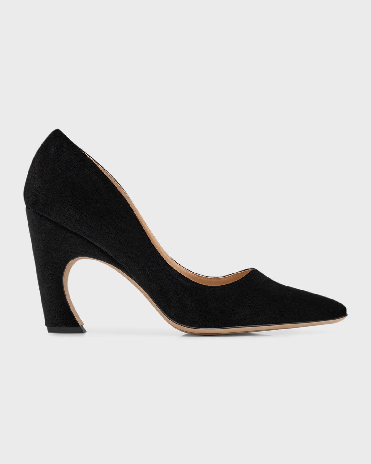 Oli 100mm Pointed Pumps In Black Product Image