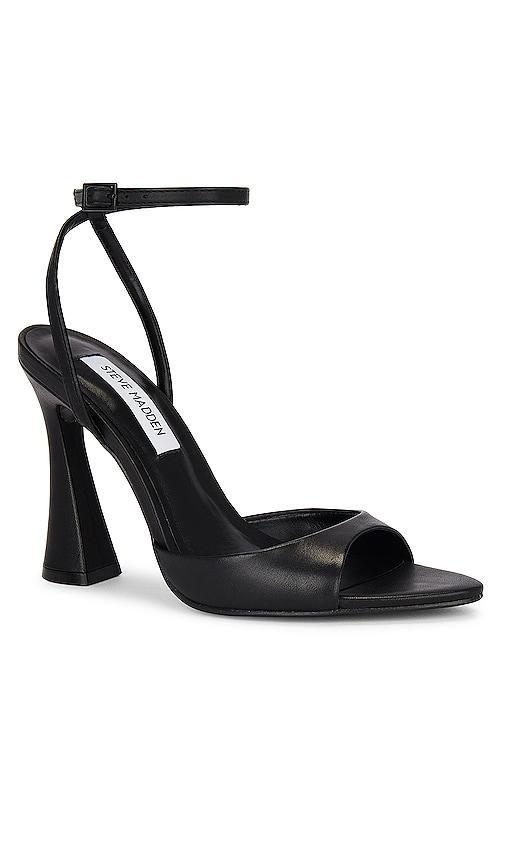 Steve Madden Beki Leather Sculptural Heel Dress Sandals Product Image