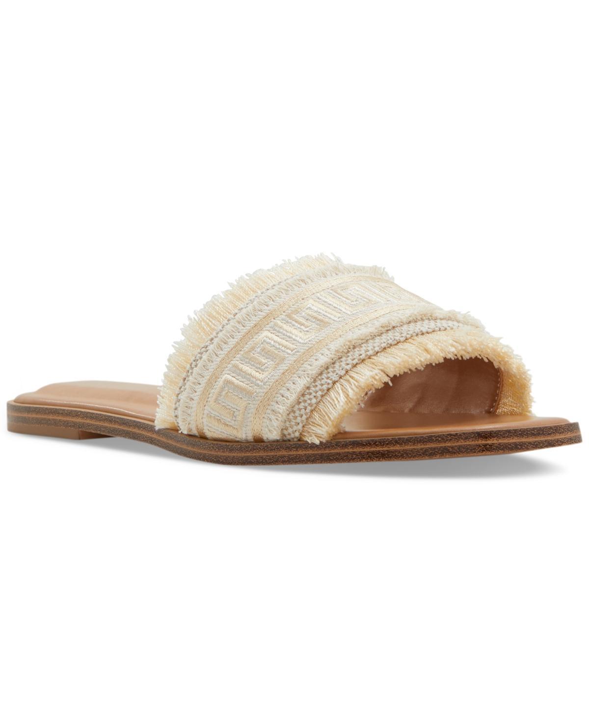 Aldo Womens Nalani Woven Slip-On Slide Flat Sandals Product Image