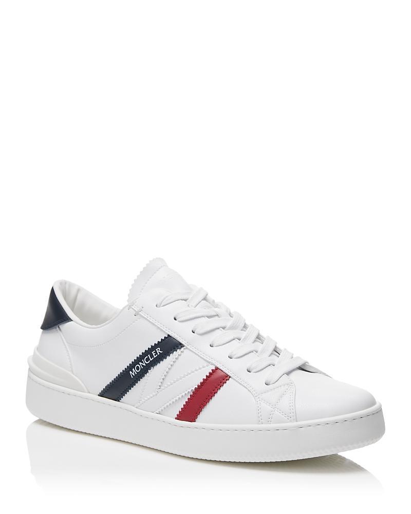 Moncler Monaco M Sneaker in Black  White & Tricolor - Black. Size 40 (also in 41, 43, 44, 45). Product Image